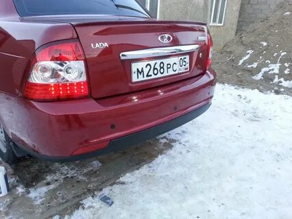 Приора задний бампер космос