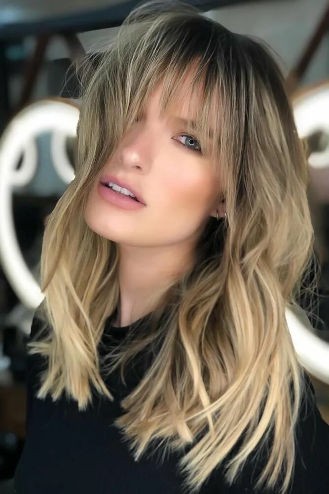 Latest Ragged Bangs 2018 For Women’s Hairstyles Волосы с челкой, Прерывистые при
