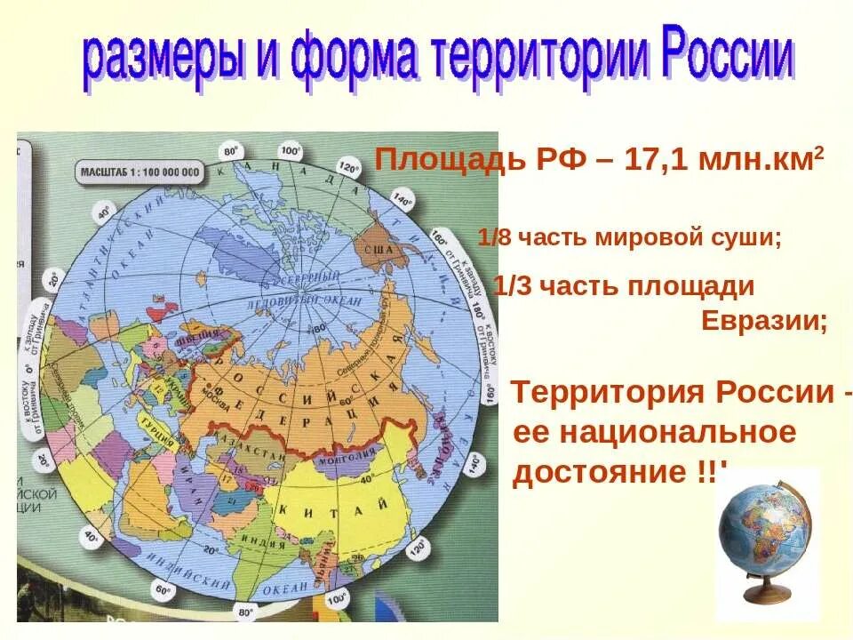 как вы считаете огромные размеры территории
