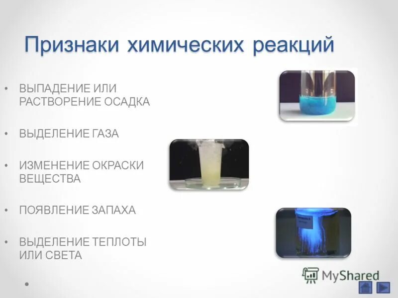 Признаки химических реакций выпадение осадка выделение газа. Растворение осадка это химическая реакция.