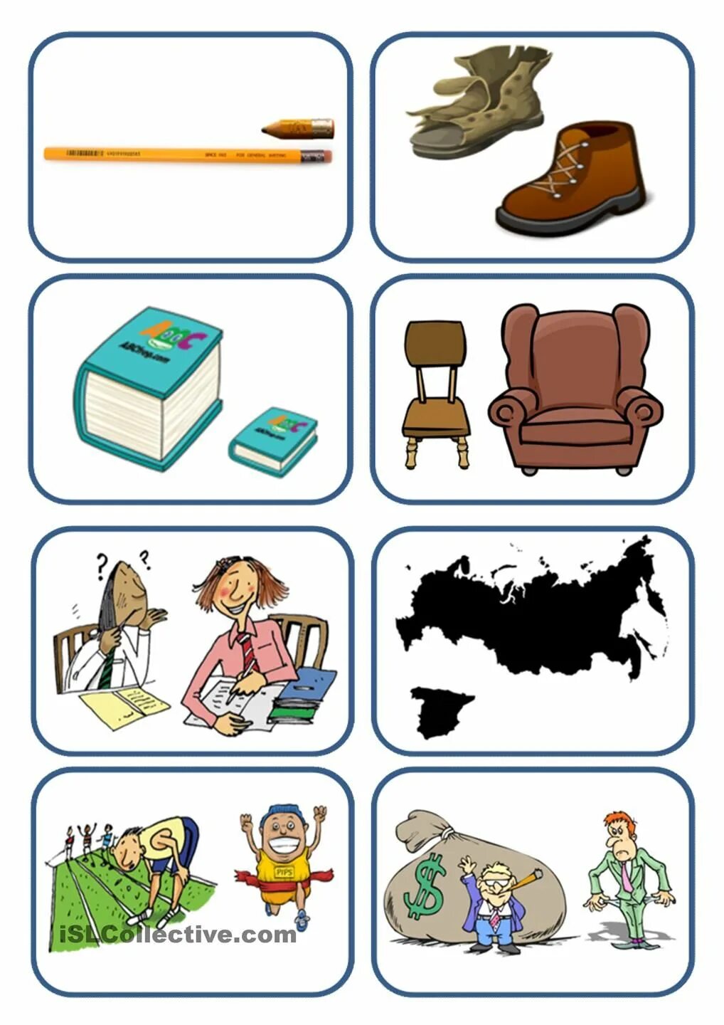 Degrees of comparison games. Comparative degree speaking cards. comparison cards. comparatives cards.
