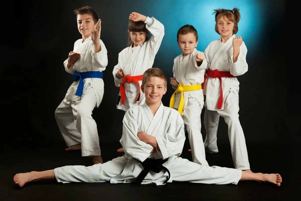 Боевые искусства дети. Спортивные секции для детей. Каратэ киокушинкай дети. Занятия карате. Дети каратисты.