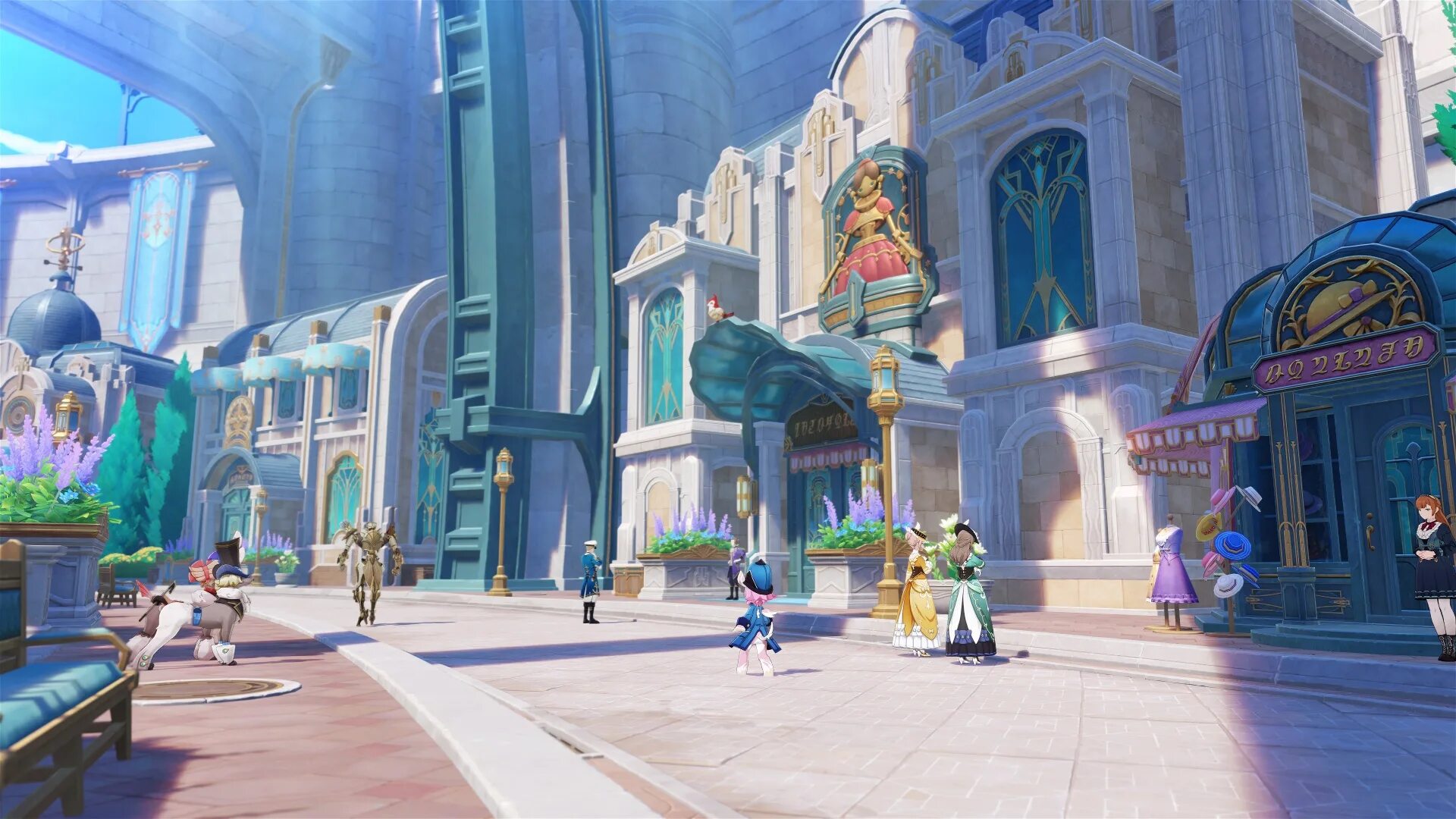 Фонтейн геншин локации. Обновление арт. Фонтейн геншин пейзаж. Игра третье царство. Концепты фонтейна.