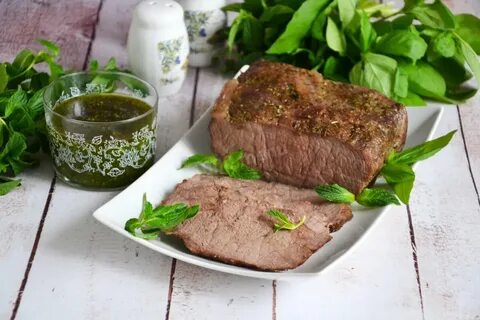 Подушка на мясо в духовке