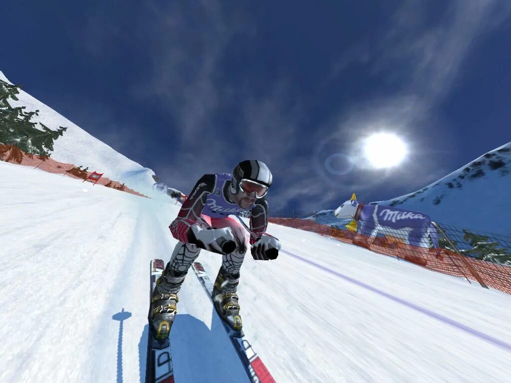 Skiing game