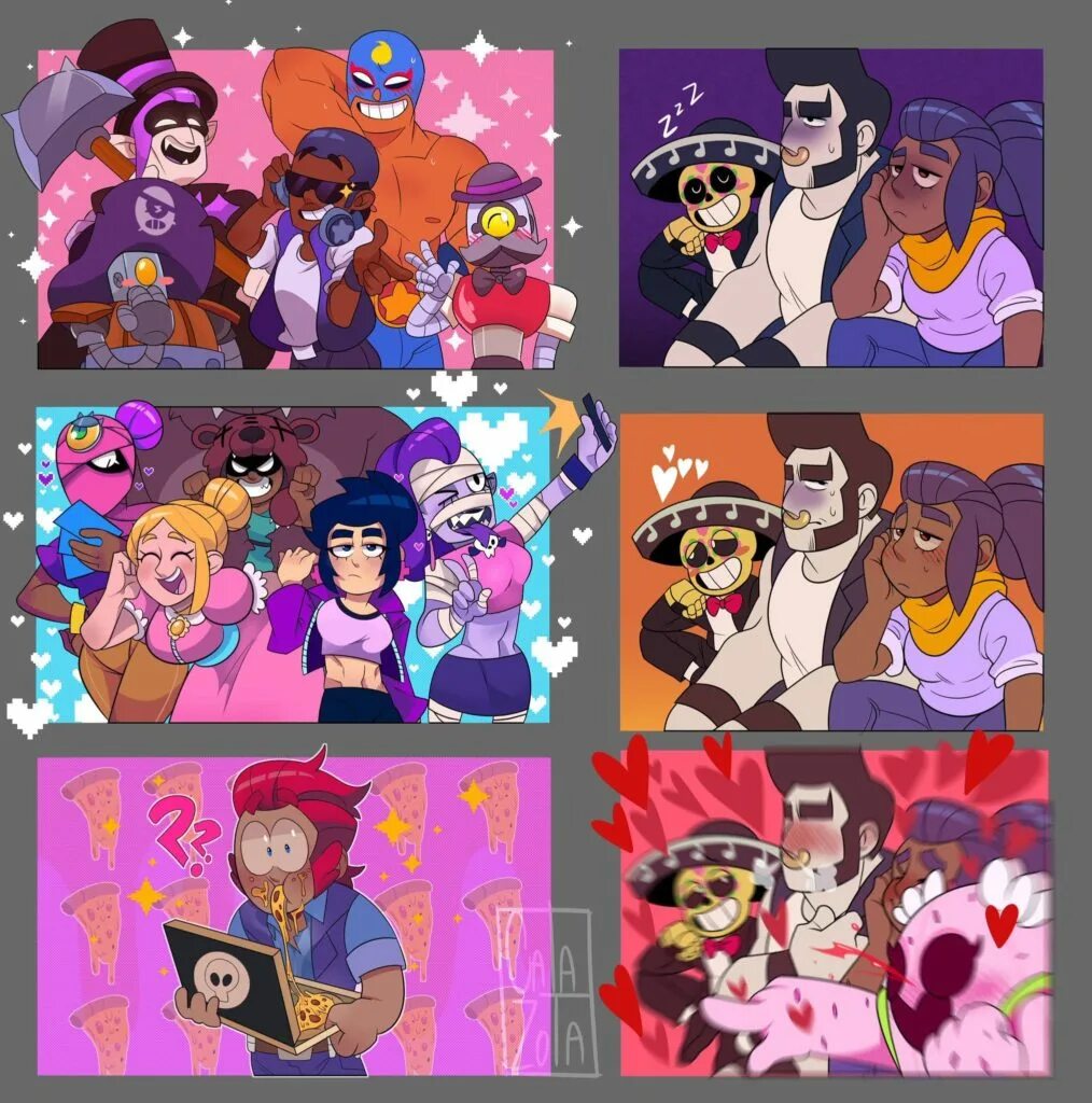 Brawl Stars Пайпер и Шелли. Браво старс 18 Шелли и Пайпер. Brawl Stars 18 Пайпер и Булл. Пайпер и Мортис шип