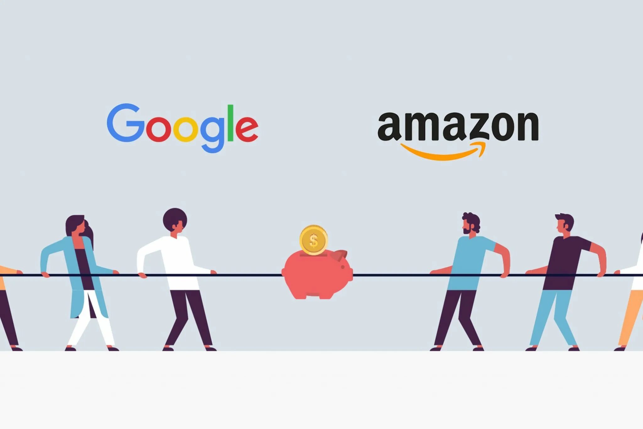 Amazon vs. Amazon Google. Amazon vs Google. Конкуренты Amazon. Google и meta.