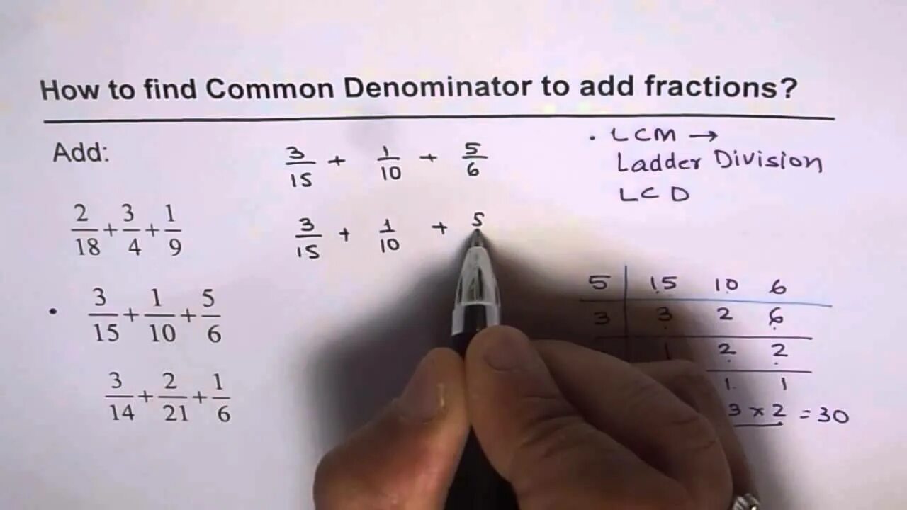 Add three. Adding fractions with different denominators. how to add fractions. addition of fractions with different denominators. fraction 3/9.