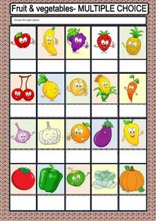 Fruits vegetables games