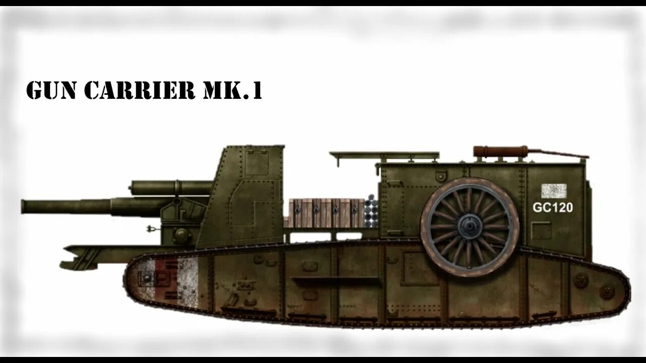 M1 mark. MK-1 Gun Carrier. САУ Gun Carrier Mark 1. Gun Carrier MK.I.