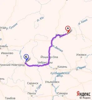 Самара саранск расстояние
