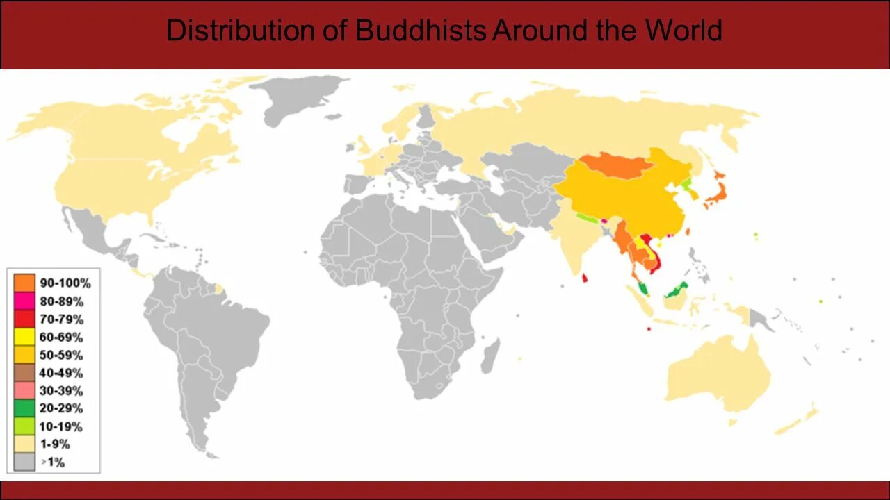 Насколько распространен. Карта распространения буддизма в мире. Страны исповедующие буддизм на карте. Буддизм в каких странах на карте. Карта буддизма в мире.