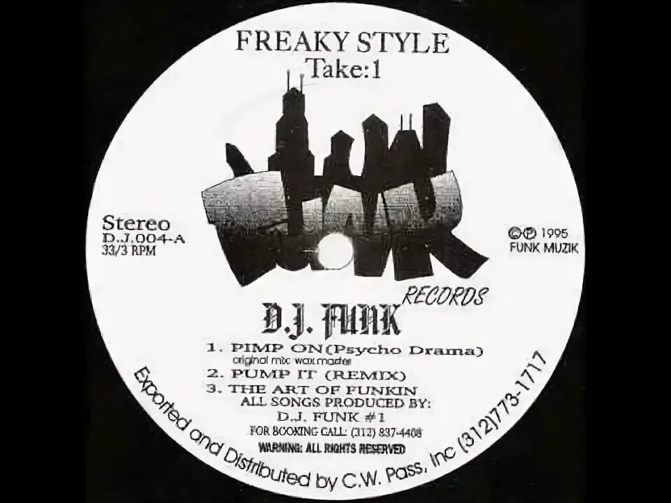 Style it takes. Dj funk. dj funky style. live for the funk. ghetto records.
