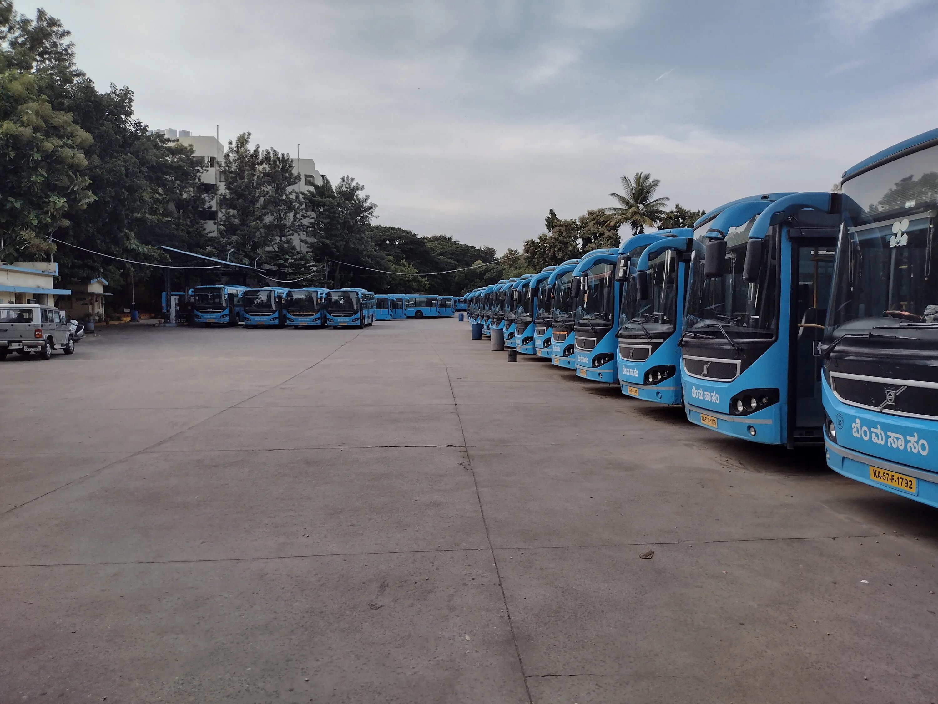 Bus depot
