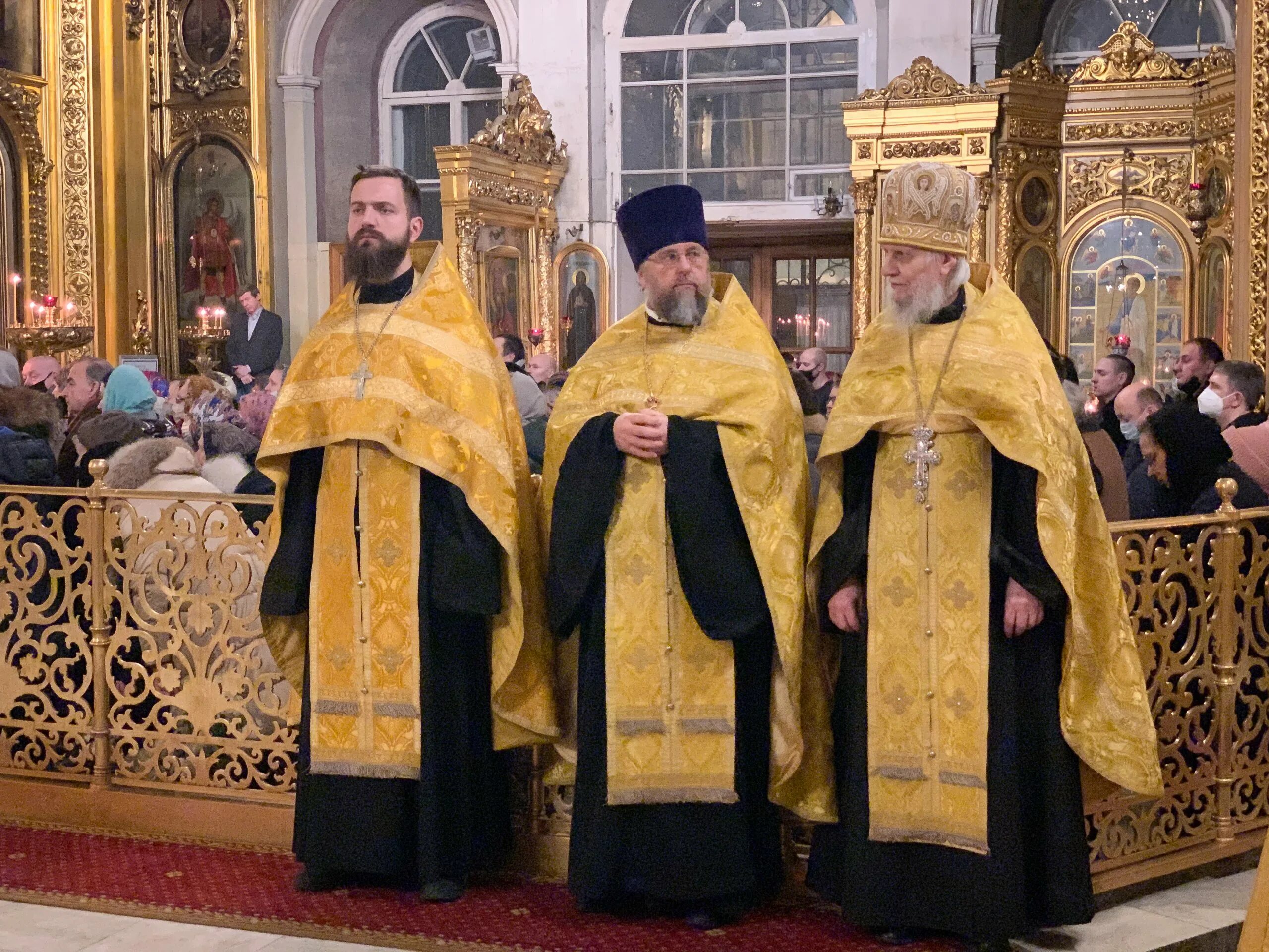 Духовенство Богоявленского собора Вышний Волочек.