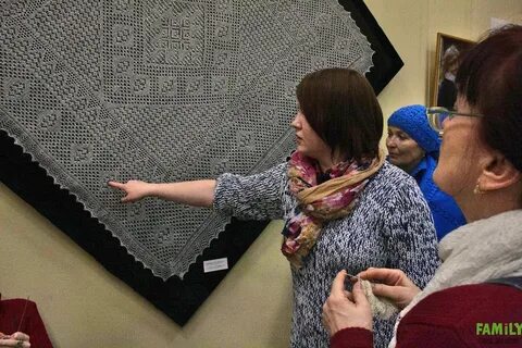 Вязание оренбургский платок