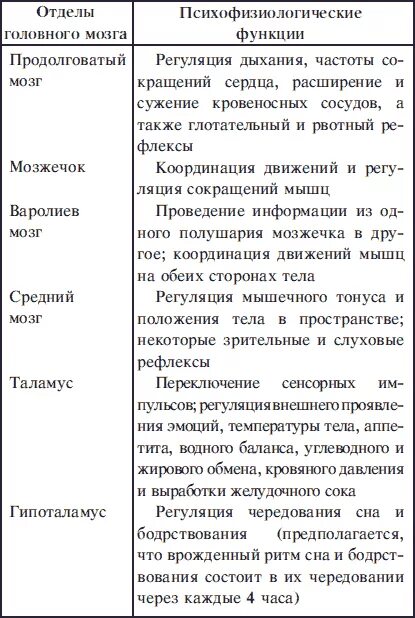 Отделы мозга и их функции 8 класс. Строение и функции головного мозга таблица. Отделы головного мозга и их функции и строение. Таблица по отделам головного мозга 8 класс биология. Функции отделов головного мозга таблица.