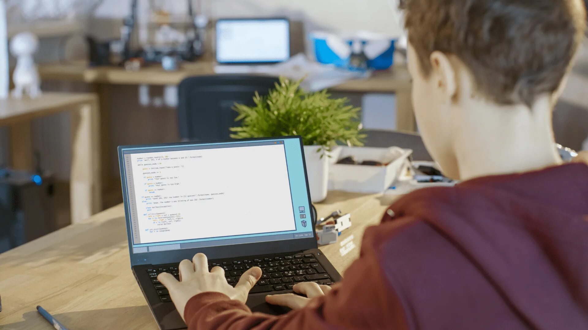 That is his computer