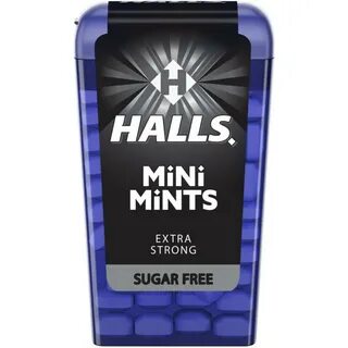 Halls mini mints без сахара