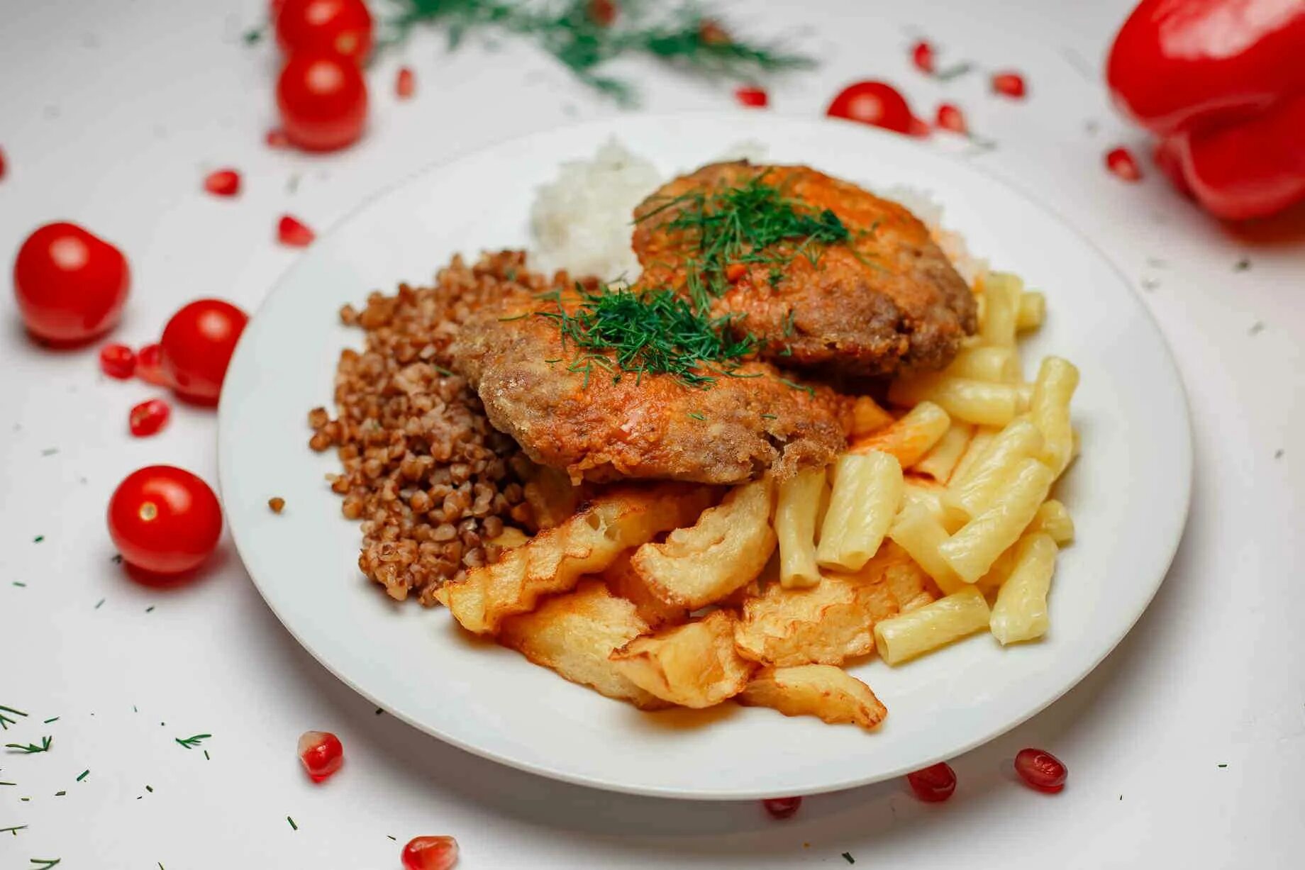 Гарнир к котлетам из курицы