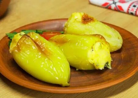 Как запечь болгарский перец целиком