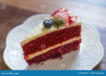 Red Velvet Cake with Buttercream Stock Image - Image of homemade, color.