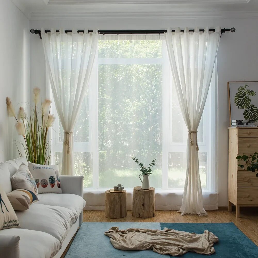 Olivia White Curtains White sheer curtains, New bedroom design, White linen curt