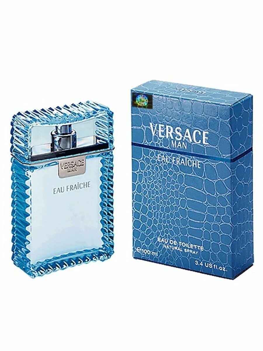 Мужские духи версаче голубые фото Мужские голубые духи Versace Man Eau Fraiche купить парфюм Версаче Мен Фреш дл