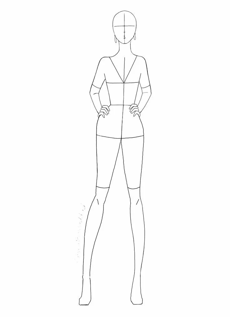 Силуэт для моделирования одежды. Макет для рисования одежды. Рисуем макет. Макет для рисования одежды. Силуэт для моделирования одежды.