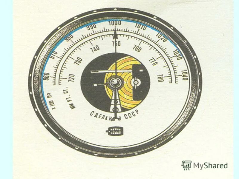 Барометр Менделеева. Показания барометра анероида. Дифференциальный барометр-высотомер Менделеева. Анероид показывает давление 1013