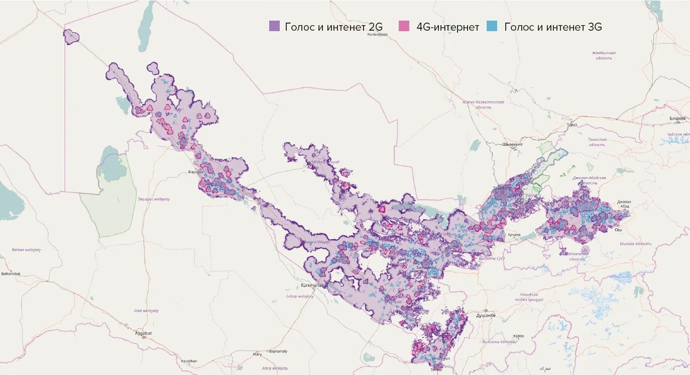 Зона покрытия краснодарский край. Сотовая связь Узбекистана. Узбекистан карта покрытия сотовая связь. Карта покрытия связи Узбекистан. Количество базовых станций сотовых операторов по Узбекистану.