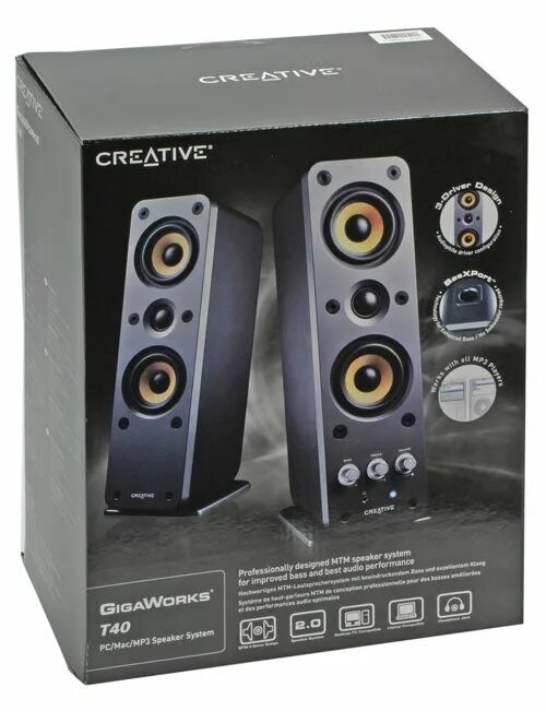 Creative GIGAWORKS t40 Series II. Creative GIGAWORKS t40 Series II 2.0. Колонки Creative GIGAWORKS t40 Series II. Creative GIGAWORKS t20 Series II. Gigaworks t40 series ii