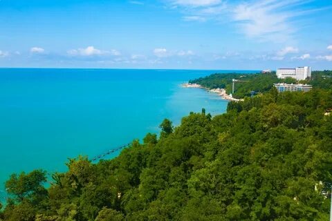Крупнейший город курорт на черноморском побережье кавказа