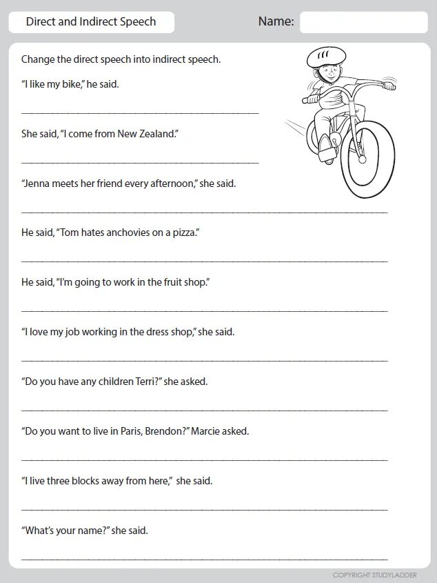 Exercise direct. Direct indirect speech worksheets. indirect and indirect speech sheet. direct speech worksheet for grade 3. worksheets for queen&#039;s speech 2025.