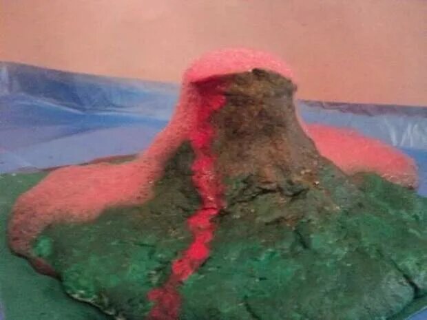 Макет вулкана своими руками 5 класс. Извергающийся вулкан из пластилина. Макет вулкана. Макет вулкана из теста. Макет вулкана своими руками.