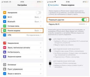 Можно ли раздавать интернет на айфон 14