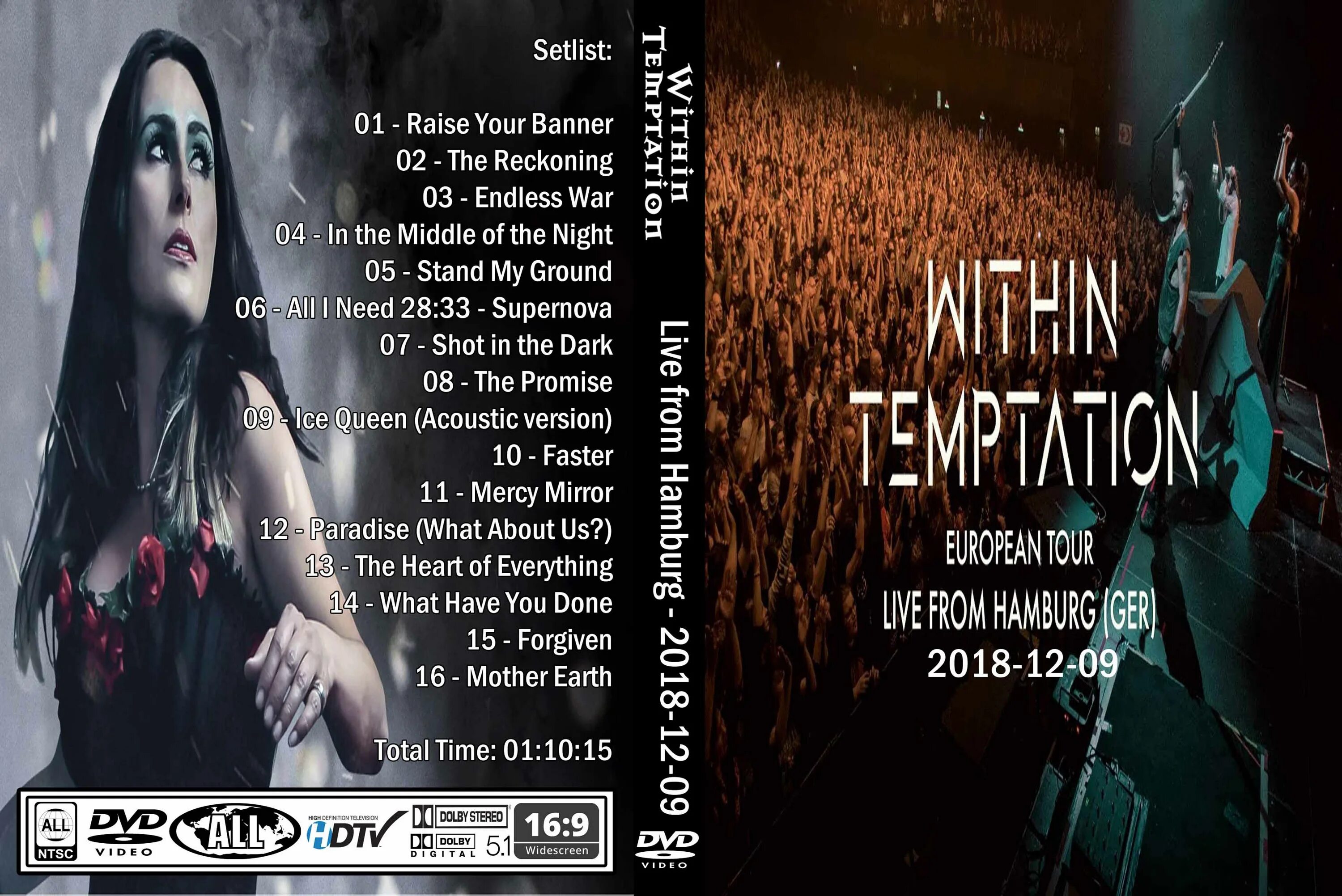 Middle within temptation. Within temptation the reckoning. within temptation mother earth tour. ice queen within temptation.