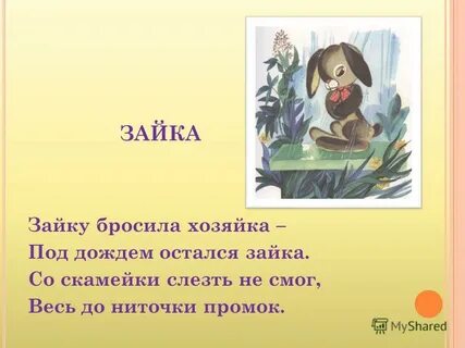 Зайка хозяйка