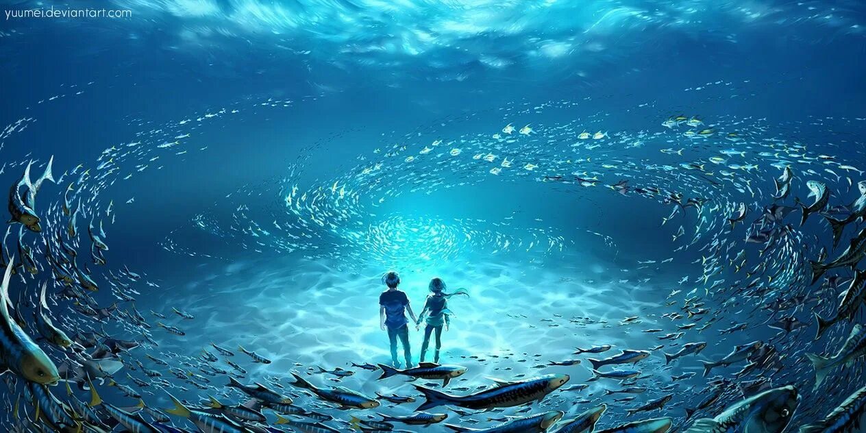 I live in the sea