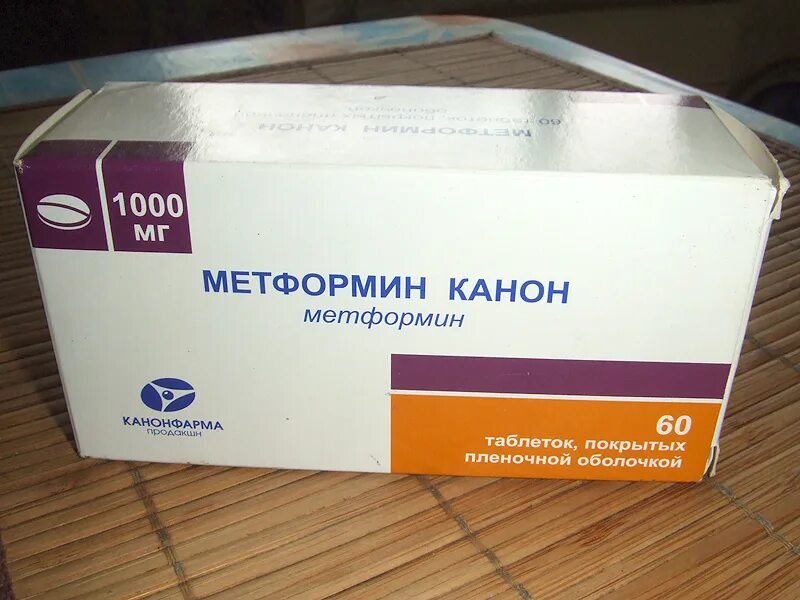 Таблетки метформин канон