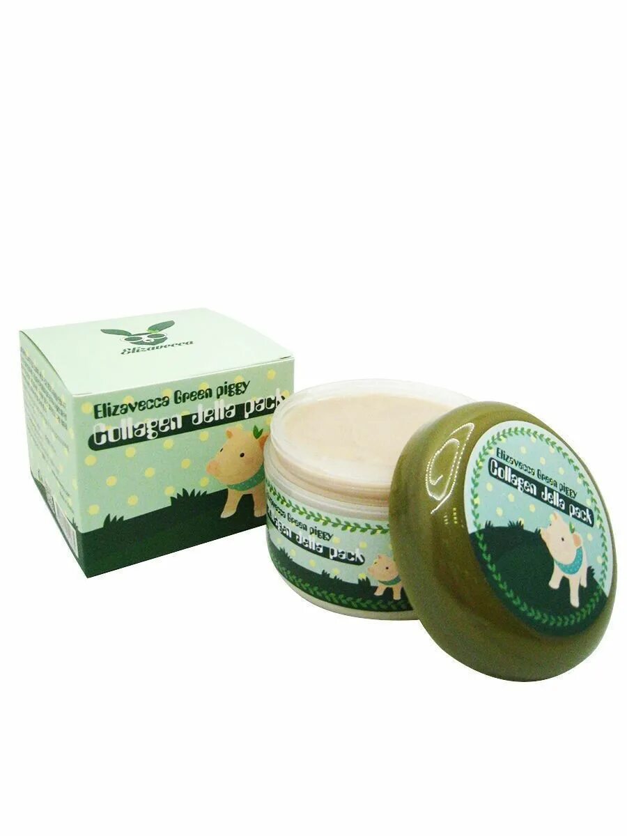 Гелевая коллагеновая маска Elizavecca Green Piggy Collagen Jella Pack. Коллагеновая маска Green Piggy Collagen Jella Pack. Маска-лифтинг желейная с коллагеном Elizavecca Green Piggy Collagen Jella Pack, 100 мл. [Elizavecca] маска для лица лифтинг/коллаген Green Piggy Collagen Jella Pack, 100 мл. Коллагеновая маска корейская