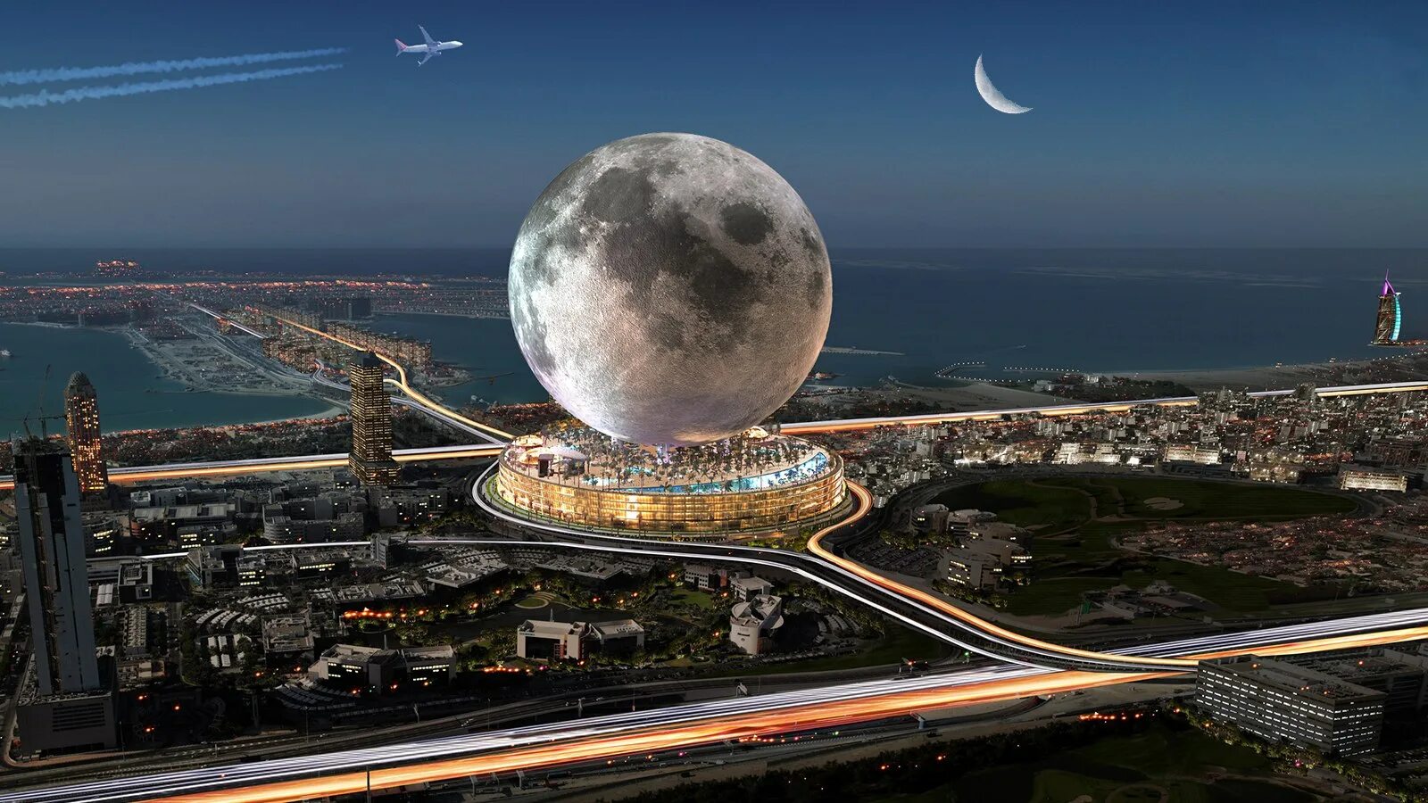 Moon Dubai отель. Дубай Moon Tower. Луна в Дубае. ОАЭ Луна здание. Что в центре луны