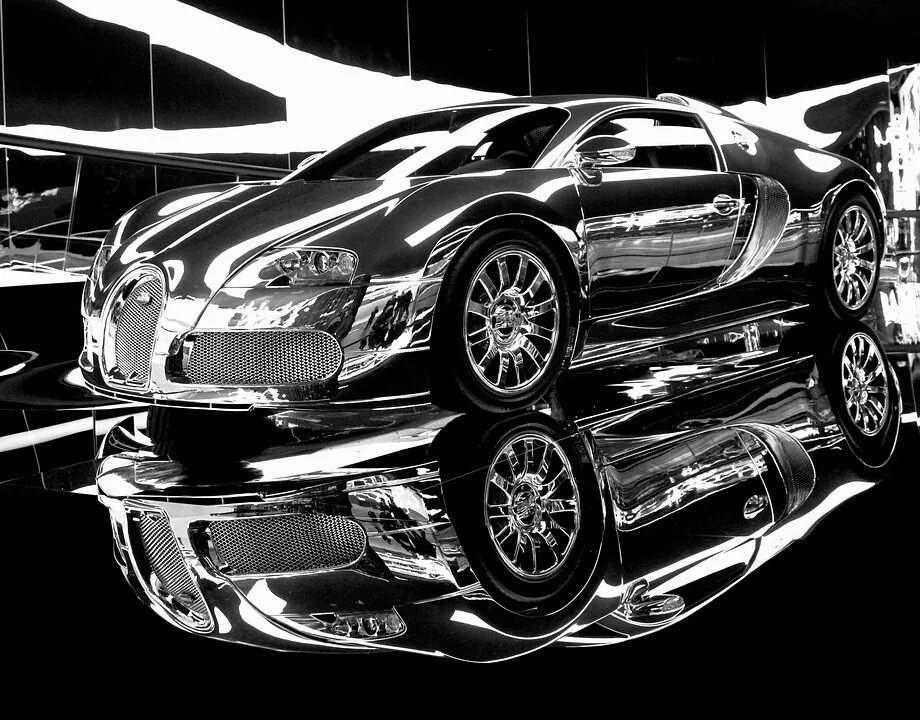 Chrome auto. Хромированный автомобиль. Хромирование авто. Хромированное авто картина. Красивые Тачки хром.