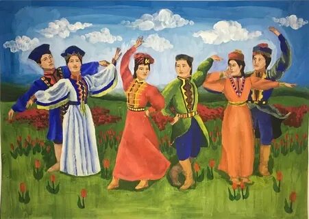 Калмыки рисунок