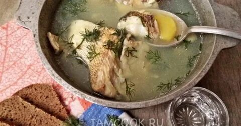 Блюдо уха из рыбы