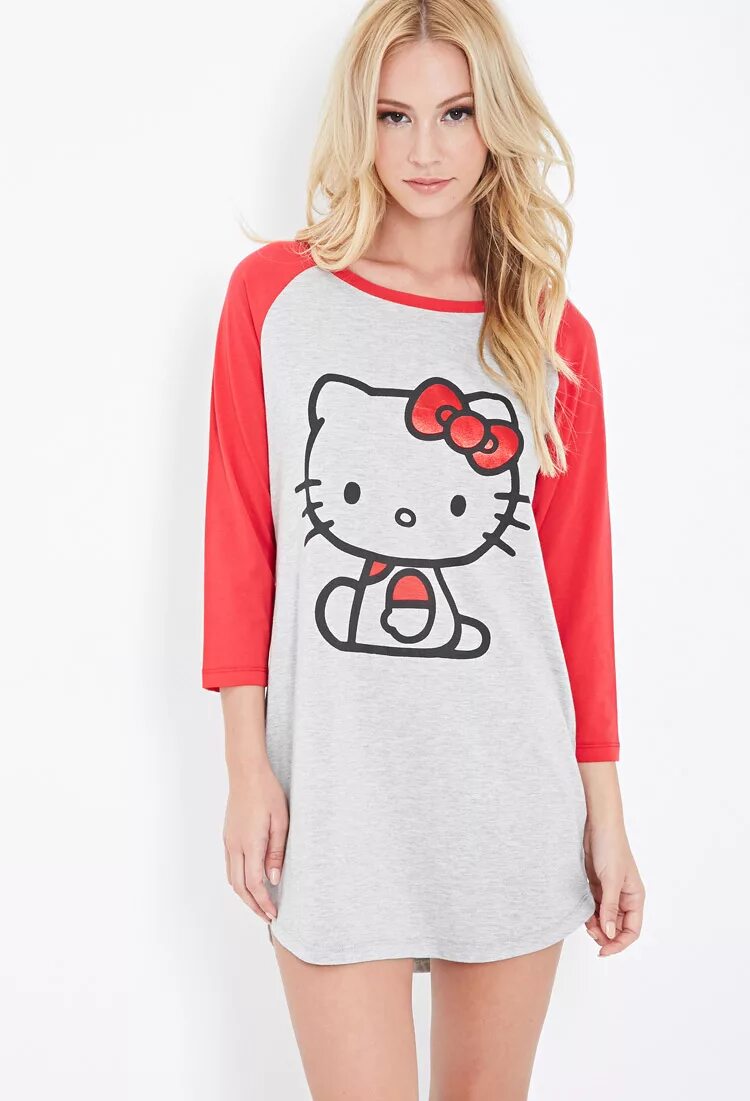 Ночнушка с Хеллоу Китти. Сорочка с hello Kitty. Hello Kitty одежда. Одежда с Хелло Китти для девушек. Хэллоу одежда