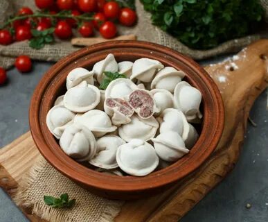 Пельмени с говядиной и свининой