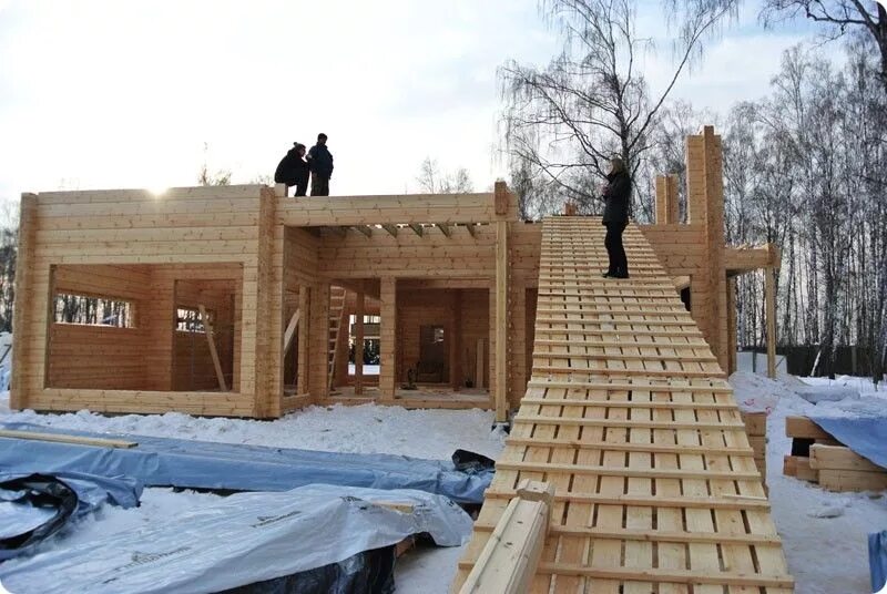 Что строят в зиме
