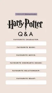 Harry potter questions