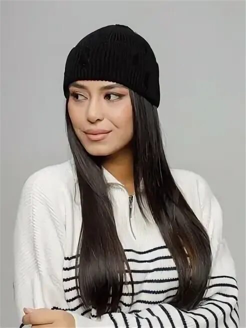 Рваные шапки модные женские Шапка рваная бини SELIN wear 182771280 купить в интернет-магазине Wildberries